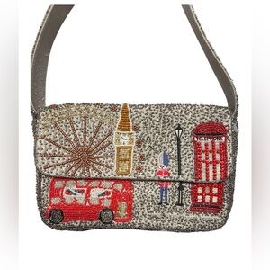 ❤️Viral Made in India, Handcrafted beaded iconic London theme bag❤️NWT